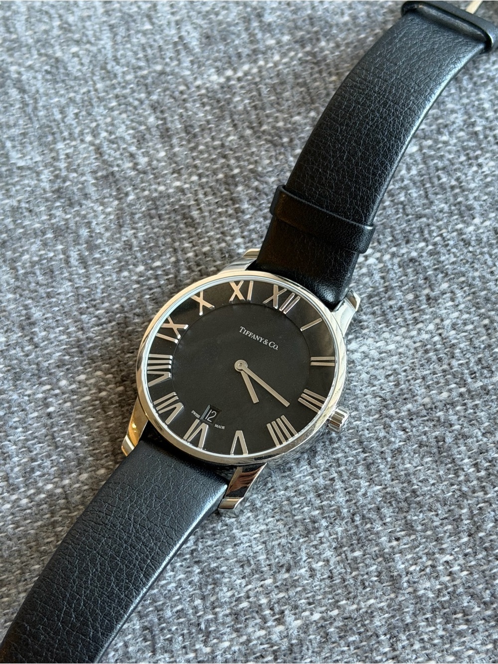 TIFFANY & CO Atlas Dome Date Quartz Watch